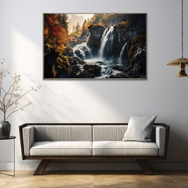 Waterfall River Painting